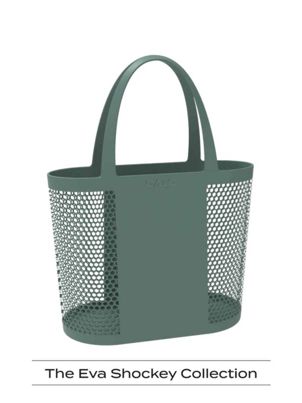 Qalo Eva Shockey Spruce Zephyr Silicone Tote NWT